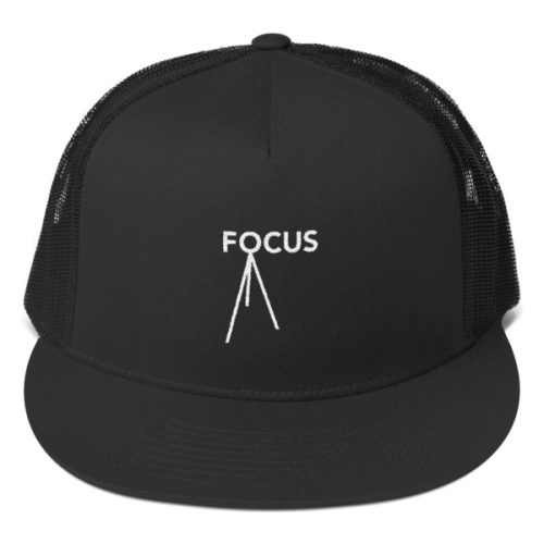 Focus Cap - Trucker Style - Black