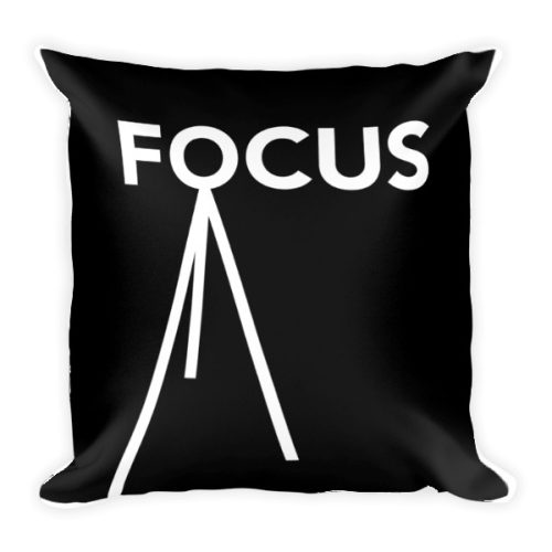 Focus Square Pillow - Black - Image 2