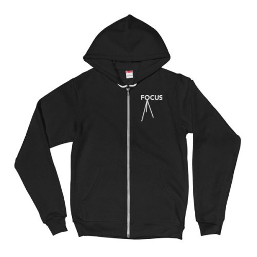 Focus Hoodie - Zip Fleece Style - Unisex