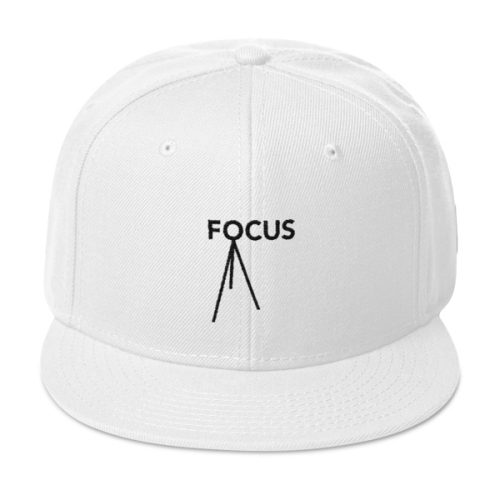 Focus Cap - Wool Blend - White