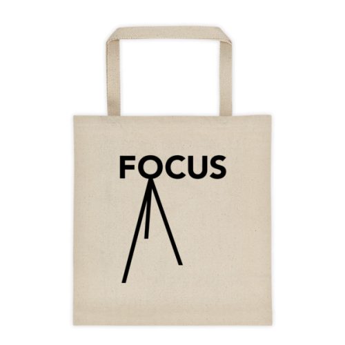 Focus Canvas Tote Bag