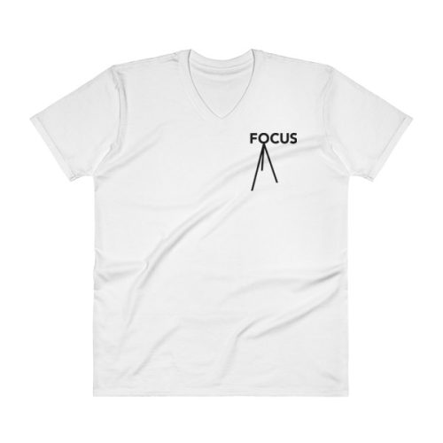 Premium Focus T-Shirt – Short-Sleeve – Men’s V-Neck Style