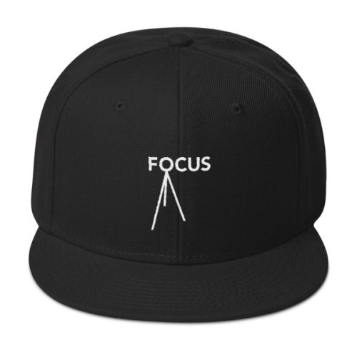 Focus Cap - Wool Blend - Black