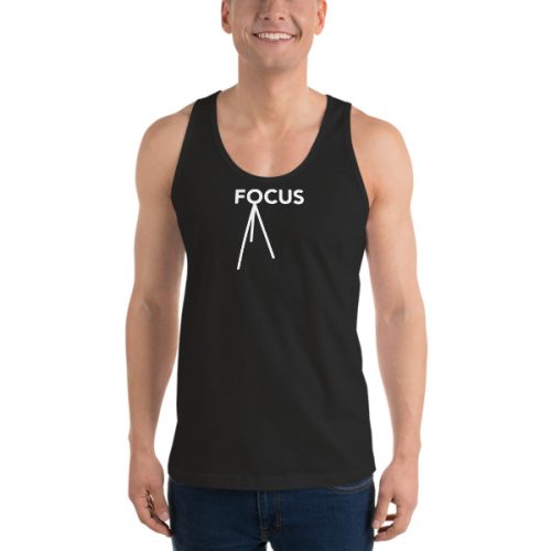 Focus Tank Top - Unisex - Black