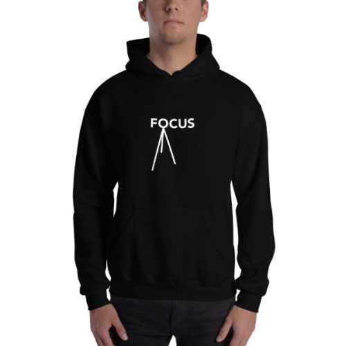 Focus Hoodie – Sweatshirt Style – Unisex - Black